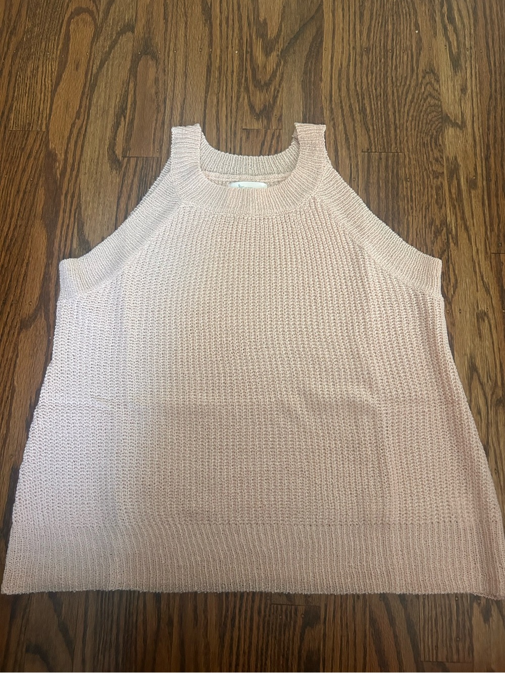 Salty Wave Summer Sweater Halter Tank Top size large NWT